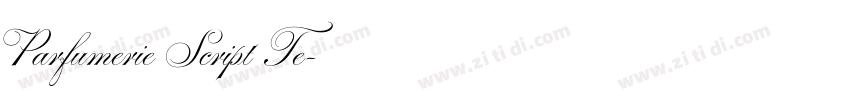 Parfumerie Script Te字体转换